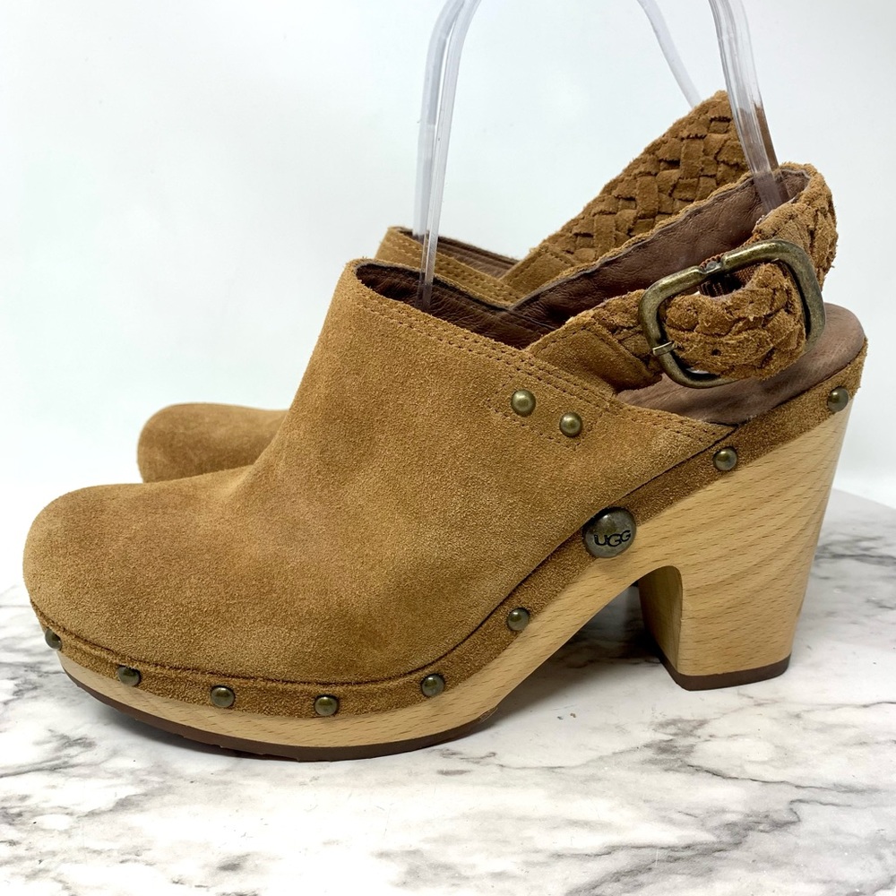 Ugg Dafny Shearling Lined Stud Braided Slingback … - image 3